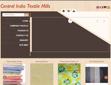 Tablet Screenshot of centralindiatextilemills.com